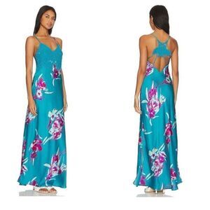 New Free  People Forever Yours Maxi in River Combo Size M